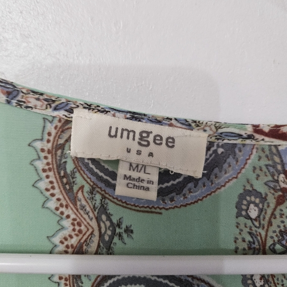 Umgee Bohemian Paisley Kimono Multicolor! - Picture 2 of 5